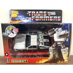 Transformers Gigawatt Collaborative Back to the Future DeLorean 2020 NIB Mashup